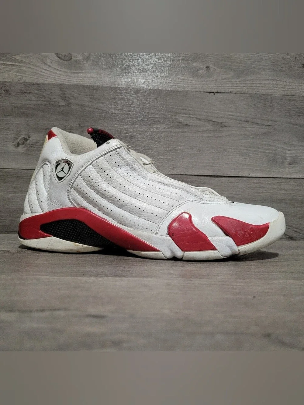 Air Jordan 14 Retro Mens 11.5 Candy Cane 2012 Red White 487471-101